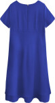 Trapézové šaty v chrpové barvě model 7739818 modrá S (36) - INPRESS
