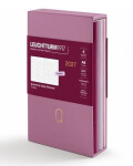 Čtvrtletní denní plánovač, tečkovaný, Pocket A6, 2027, 4ks, Shades of Rose, anglicky