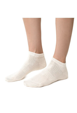 Nohy Steven art.197 100% bavlna 35-46 přírodní 41-43