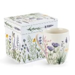 Porcelánový hrnek LEVANDULOVÁ ZAHRADA v dárkové krabičce 350 ml