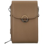 Stylová dámská koženková crossbody kapsa Gabrisa, camel