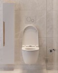 Kielle - Vega WC štětka nástěnná s držákem, matné sklo/chrom 40518000