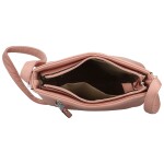 Trendy dámská mini crossbody kabelka Tirila, růžová