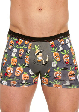 Pánské boxerky Cornette Tattoo 280/212 Carrot L šedá