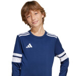 Adidas Squadra 25 dětské tričko s dlouhým rukávem tmavě modré JJ0049 116 cm