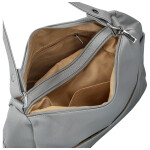 Stylová dámská koženková kabelka na rameno Irenea, šedá