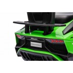 Mamido Dětské odrážedlo auto s vodící tyčí Lamborghini Aventador SV zelené