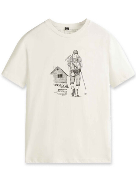 Picture D&S Hiker NATURAL WHITE pánské tričko krátkým rukávem XL