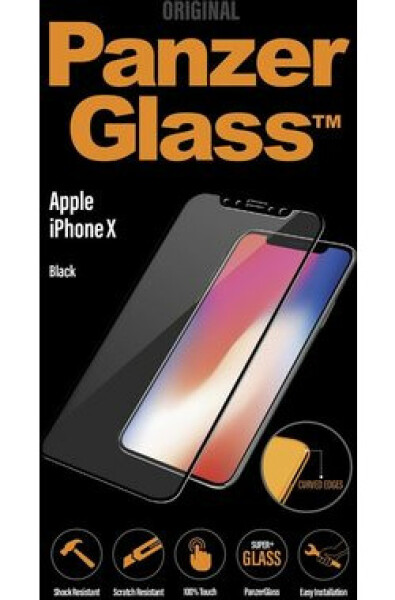 PanzerGlass PREMIUM Tvrzené sklo na celý displej pro Apple iPhone X černá (5711724026232)