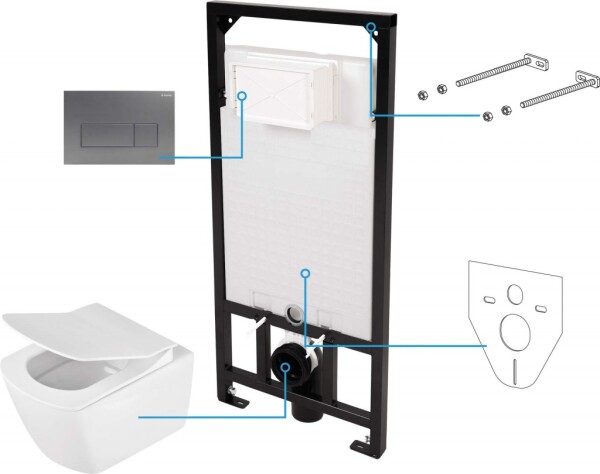 DEANTE - WC sada, podomítkový, 6v1 CDZT6ZPW