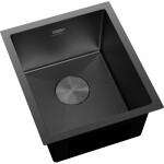 MEXEN - Trixo ocelový dřez 1-bowl 370 x 440 mm, černá HC 6412371000-70HC