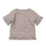 Tričko dívčí s krátkým rukávem, Minoti, LIFE 8, šedá - 68/80 | 6-12m