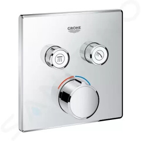 GROHE - SmartControl Baterie pod omítku, 2 výstupy, chrom 29148000