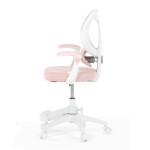 Dětská židle, výškově nastavitelná, růžová síťovina, KA-W8008 PINK