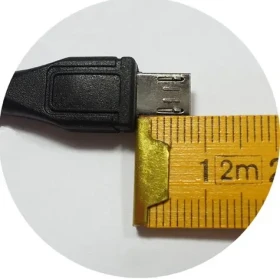 Aten kabel micro USB s prodlouženým konektorem černý / Kabel / USB 2.0 / 1,8 m (ku2m18fd)