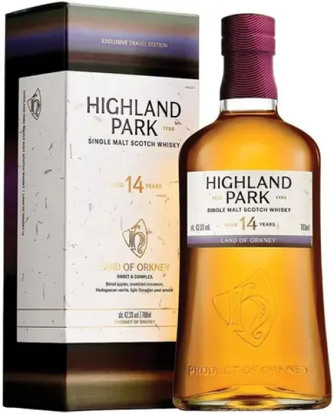 Highland Park 14 YO Land of Orkney / Whisky / Single malt / 42,3 % vol. / 0,7 l (5010314313661)