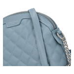 Prošívaná crossbody kabelka Nicole, světle modrá