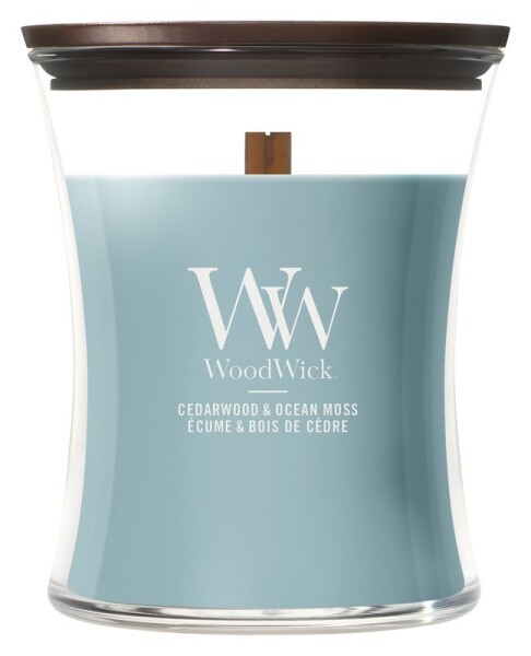 Vonná svíčka ve skle střední Cedarwood & Ocean Moss