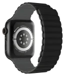Devia Nature Silicone Magnetic černá / Řemínek pro Apple Watch / 40/41/42mm (6942297104396)