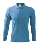 Single J. LS polokošile pánská azurově modrá 2XL