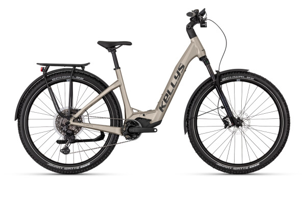 Kellys E-Cristy RS70 P 17" 29" moka šedá 2026