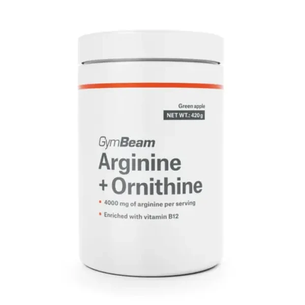 Arginin + Ornitin - GymBeam (citrón limetka, 420 g) (87307-3-lemonlime)