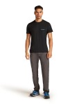 Pánské merino tričko s krátkým rukávem ICEBREAKER Mens 150 Tech Lite SS Tee IB Wordmark, Black velikost: L
