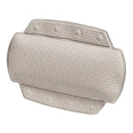 Spirella ALASKA polštář do vany šedo-hnědá / PVC / 32 x 23 cm