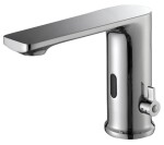 Bruckner - Senzorová stojánková baterie s regulací teploty, 6V DC (4xAA), chrom 982.120.1