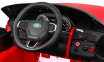 Mamido Dětské elektrické autíčko Land Rover Discovery červené