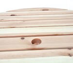 Rojaplast PIKNIK ROUND MASIV souprava dřevěná - PŘÍRODNÍ