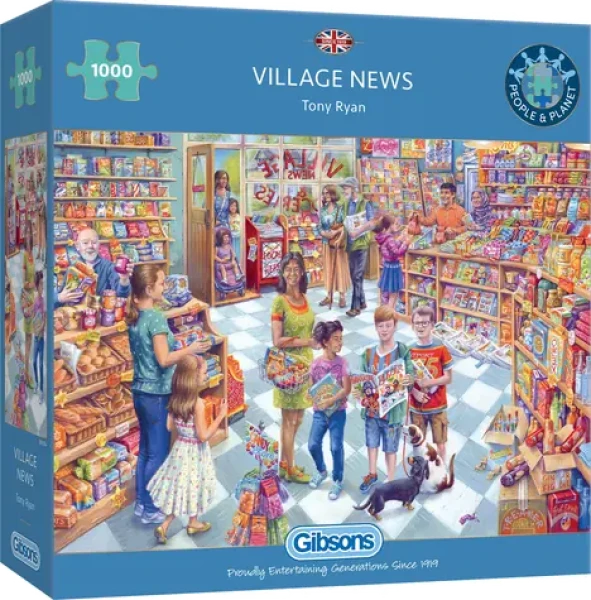 GIBSONS Puzzle Zprávy z vesnice