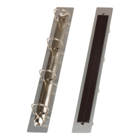 Djois kovová lišta s 4kroužkovou mechanikou, magnetická, 1 ks