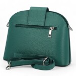 Trendy dámská kožená crossbody kabelka Vivianna, tyrkysová