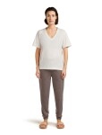 ICEBREAKER Wmns Mer 150 Tech Lite SS Relax V Neck Tee, Ecru Hthr velikost: L