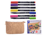 Staedtler Staedtler, 31 SET, Lumocolor Permanent ART, kreativní sada, textilní pouzdro, 8 ks