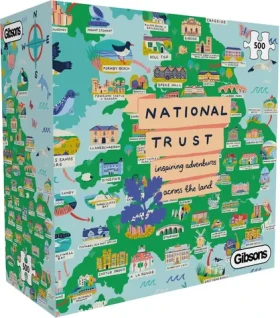 GIBSONS Puzzle National Trust: Po celé zemi