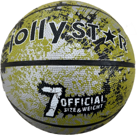 Míč basketbalový JollyStar zelený
