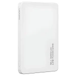 USAMS US-CD231 bílá / Powerbanka / Bezdrátové nabíjení / 20 W PD / 5000 mAh (5KCD23103)