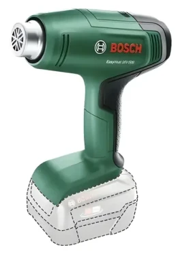 Bosch EasyHeat 18V-500 zeleno-černá / Aku horkovzdušná pistole / 18V / 350-450°C / bez aku (06032A8000)