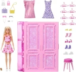 MATTEL Barbie Šatník snů Garderoba 3.0 s panenkou HXD58