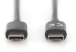 Digitus černá / USB-C kabel / USB-C - USB-C (M/M) / 3 m / 3 A / USB 2.0 (AK-300138-030-S)