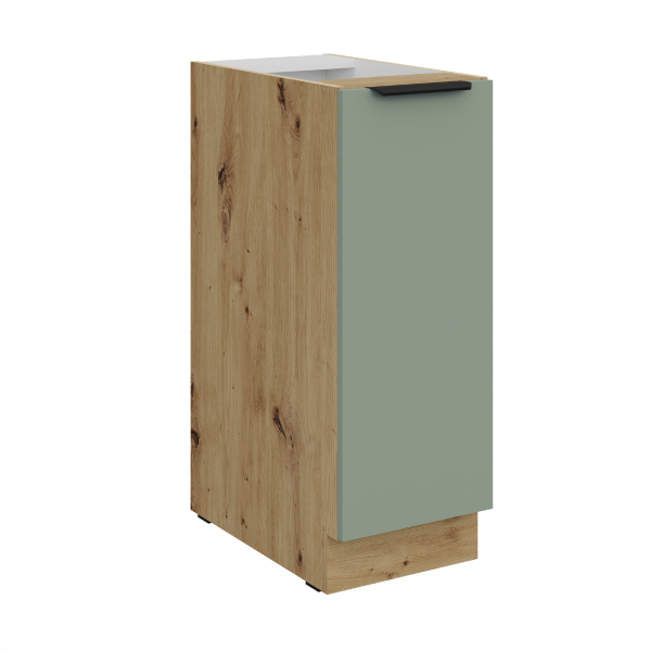 Spodní skříňka Aria 30 D CARGO BB Barva korpusu: Dub artisan, Barva dvířek: SA - Aquamarine AFM