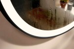HANSGROHE - Xarita Lite S Zrcadlo s LED osvětlením, průměr 70 cm, matná černá 54966670