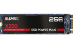 EMTEC Power Plus X250 256GB / M.2 / SATA III / 3D TLC / R:520MBps / W:500MBps / MTBF 2mh / 3y (ECSSD256GX250)