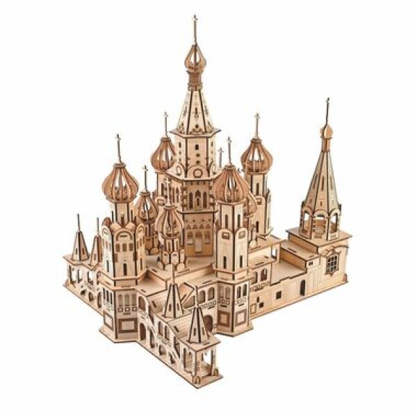 Woodcraft Dřevěné 3D puzzle Chrám Vasila Blaženého