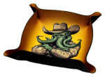 Dice tray - 22 x 22 cm - Cowboy Cthulhu