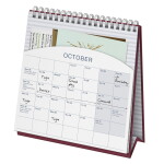 Busy B Stolní kalendář Navy Spray 2026, modrá barva, papír