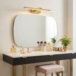 Koupelnové nástěnné LED svítidlo APP1861-1W 60 cm GOLD OSW-66014