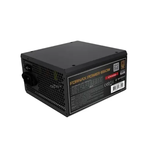 Gembird FX / Zdroj / 650W / ATX / PFC / 120 mm ventilátor / 80 Plus Bronze (CCC-PSUBRONZE-650W-10)